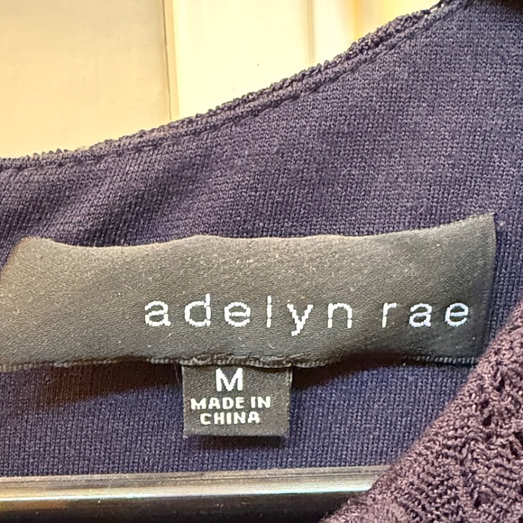 Adelyn Rae Navy Ruffle Dress - Picture 2 of 6